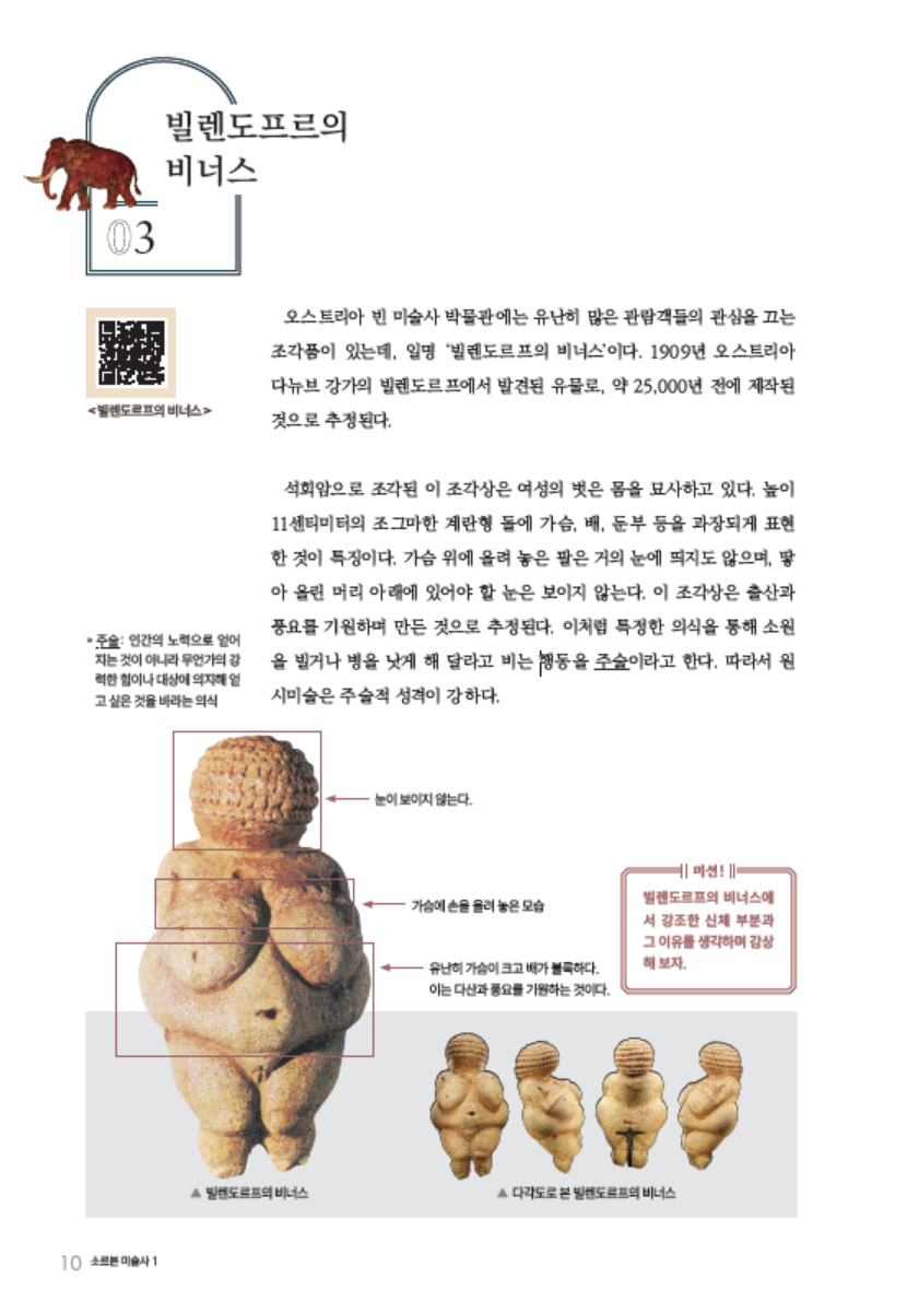 소르본 미술사 1권 신과 함께